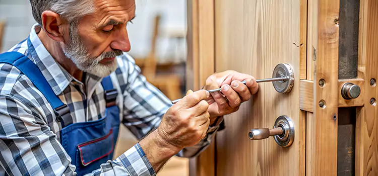 Mortise Replacement Lock Silver Firs