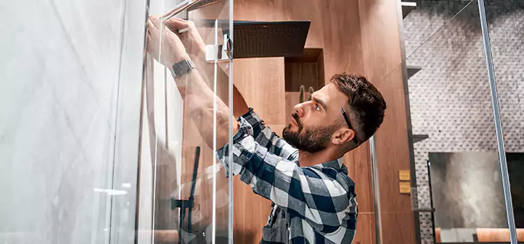 Replace Shower Doors with Frameless Silver Firs
