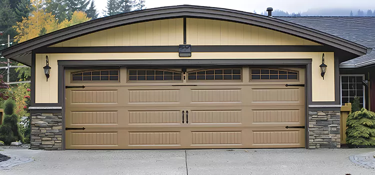Residential Vinyl Roll Up Doors Silver Firs