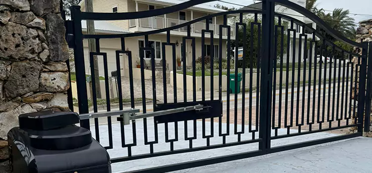 Swing Gate Opener with Keypad Silver Firs