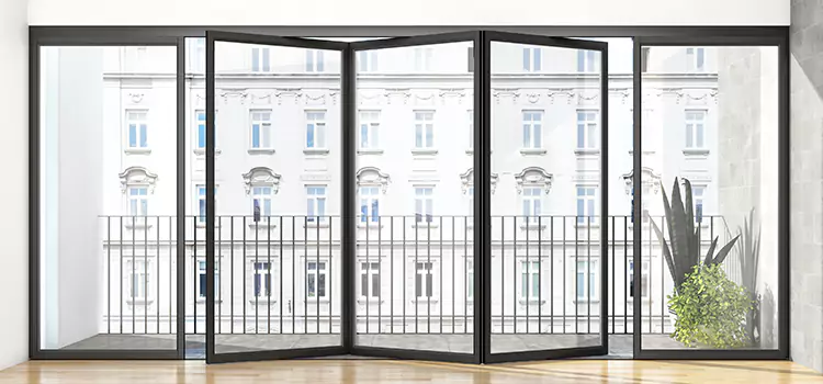 Premium Material Balcony Doors Silver Firs